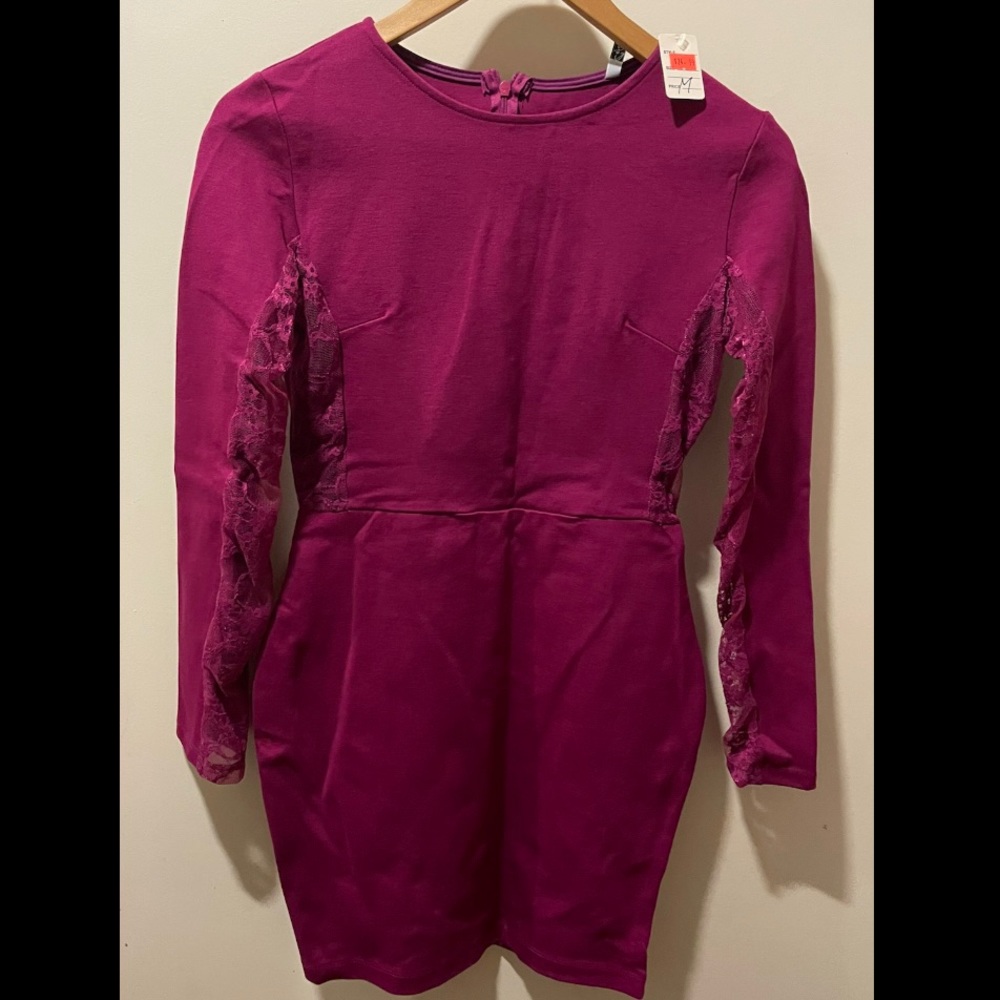 New Long Sleeve Short Dress